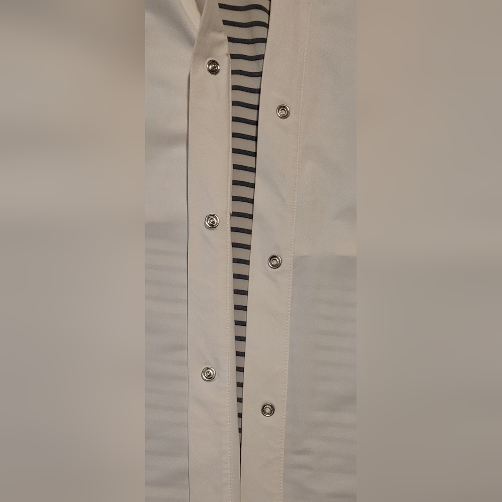 Aday Something Borrowed Ivory Snap Button Down Wi… - image 7